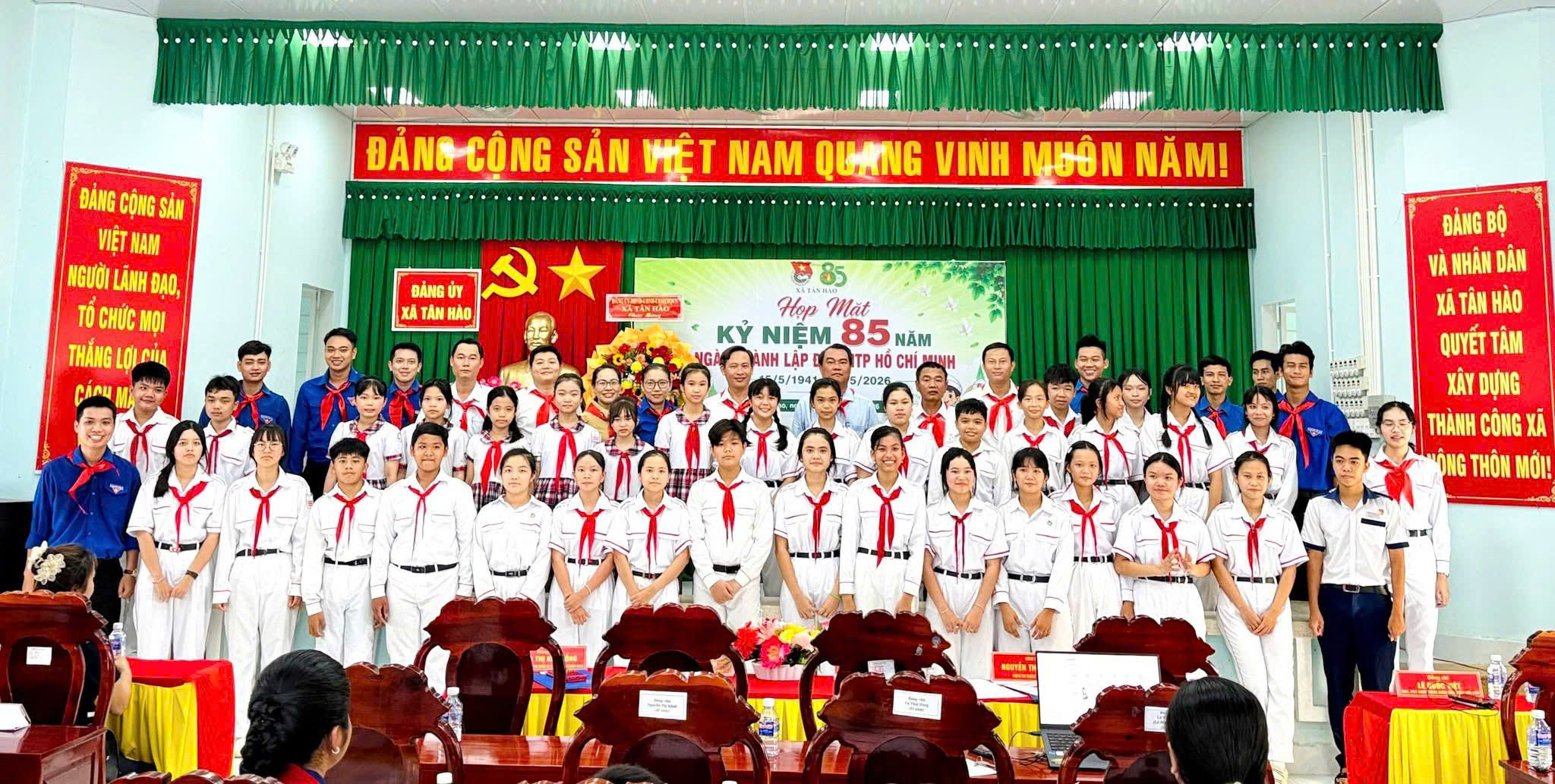 TÂN HÀO: HỌP MẶT KỶ NIỆM 85 NĂM NGÀY THÀNH LẬP ĐỘI THIẾU NIÊN TIỀN PHONG HỒ CHÍ MINH (15/5/1941 - 15/5/2026)	