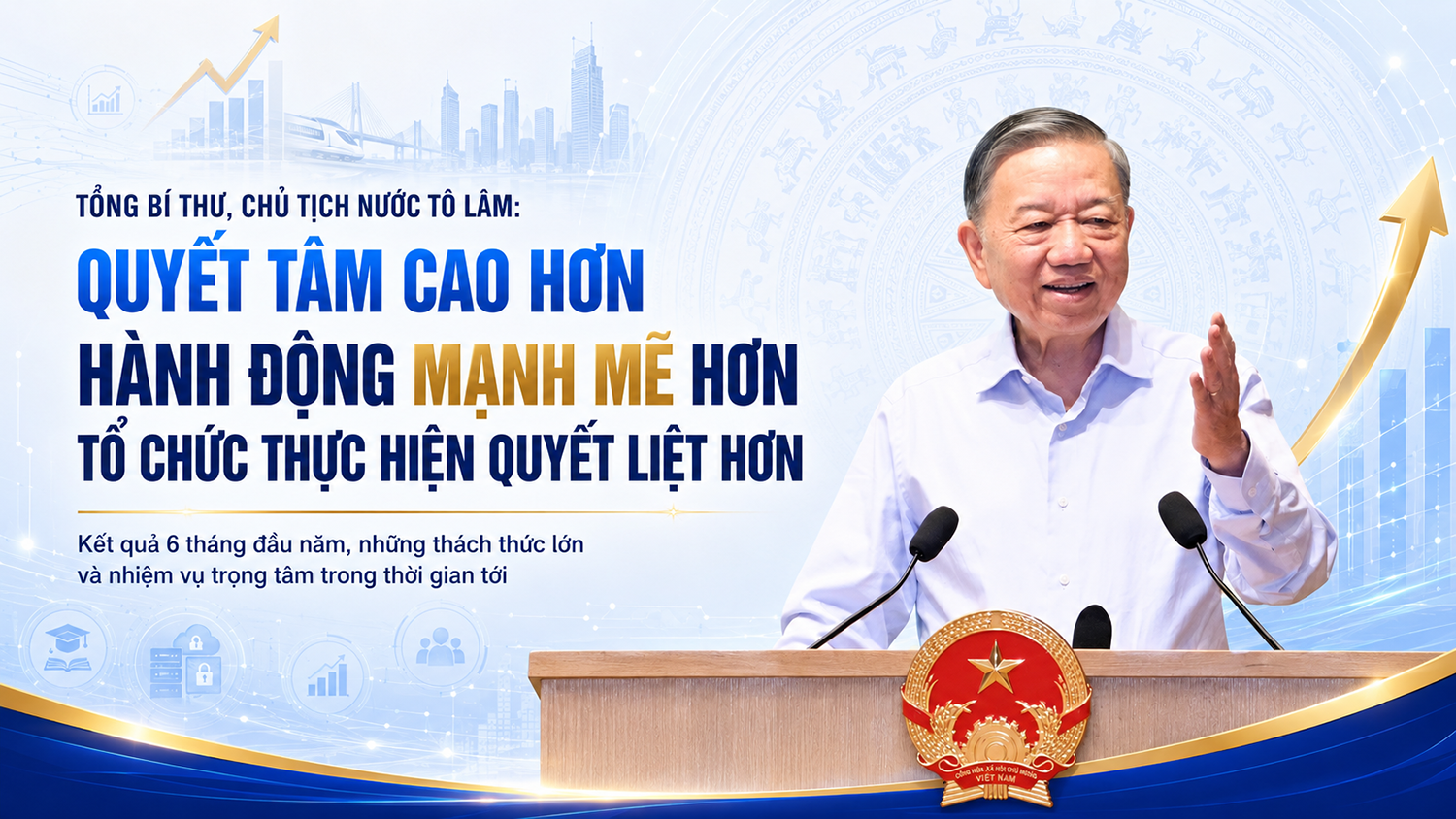 Những chỉ đạo trọng tâm của Tổng Bí thư, Chủ tịch nước Tô Lâm về nhiệm vụ 6 tháng cuối năm 2026