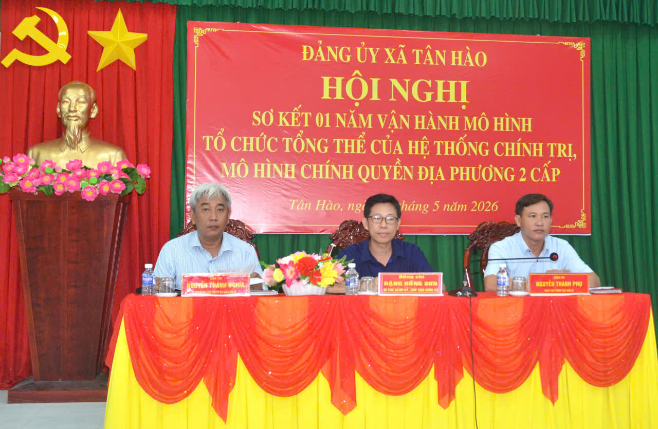 Cán bộ, đảng viên và nhân dân Tân Hào tin tưởng với mô hình chính quyền địa phương 2 cấp