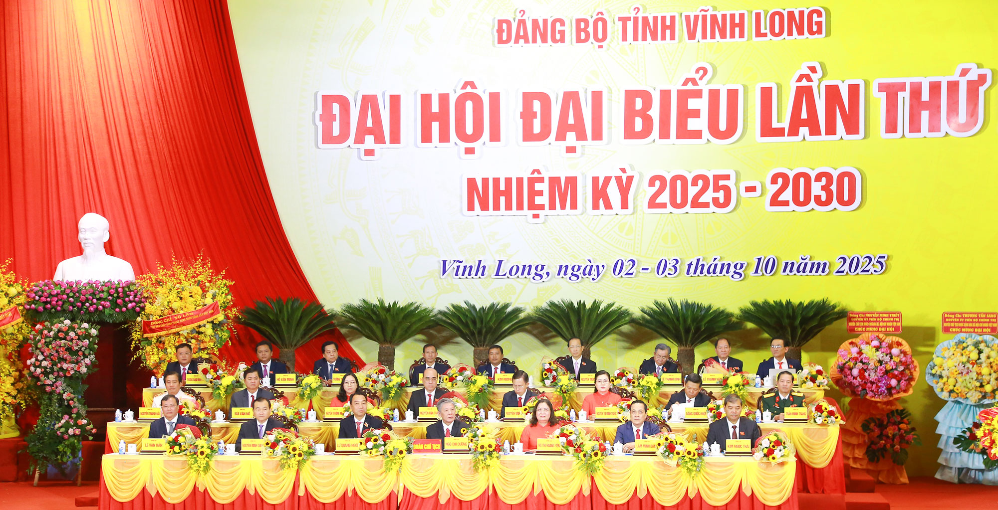 Khai mạc trọng thể Đại hội đại biểu Đảng bộ tỉnh Vĩnh Long lần thứ I, nhiệm kỳ 2025-2030