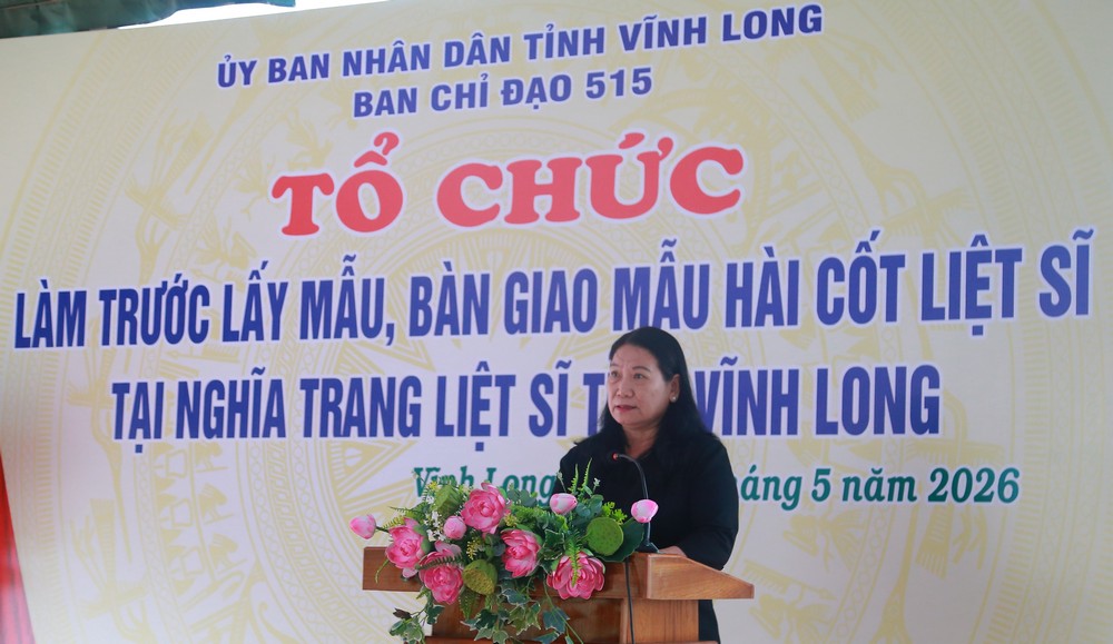 Tổ chức làm trước lấy mẫu hài cốt liệt sĩ phục vụ giám định ADN