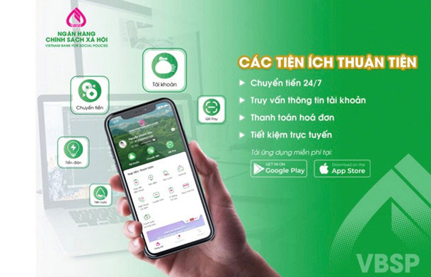 Ngân hàng Chính sách xã hội triển khai sản phẩm tiền gửi trực tuyến trên ứng dụng VBSP SmartBanking