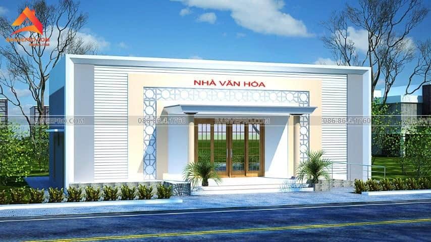 Ủy ban nhân dân tỉnh phê duyệt, ban hành thiết kế mẫu nhà văn hóa ấp trên địa bàn tỉnh Vĩnh Long